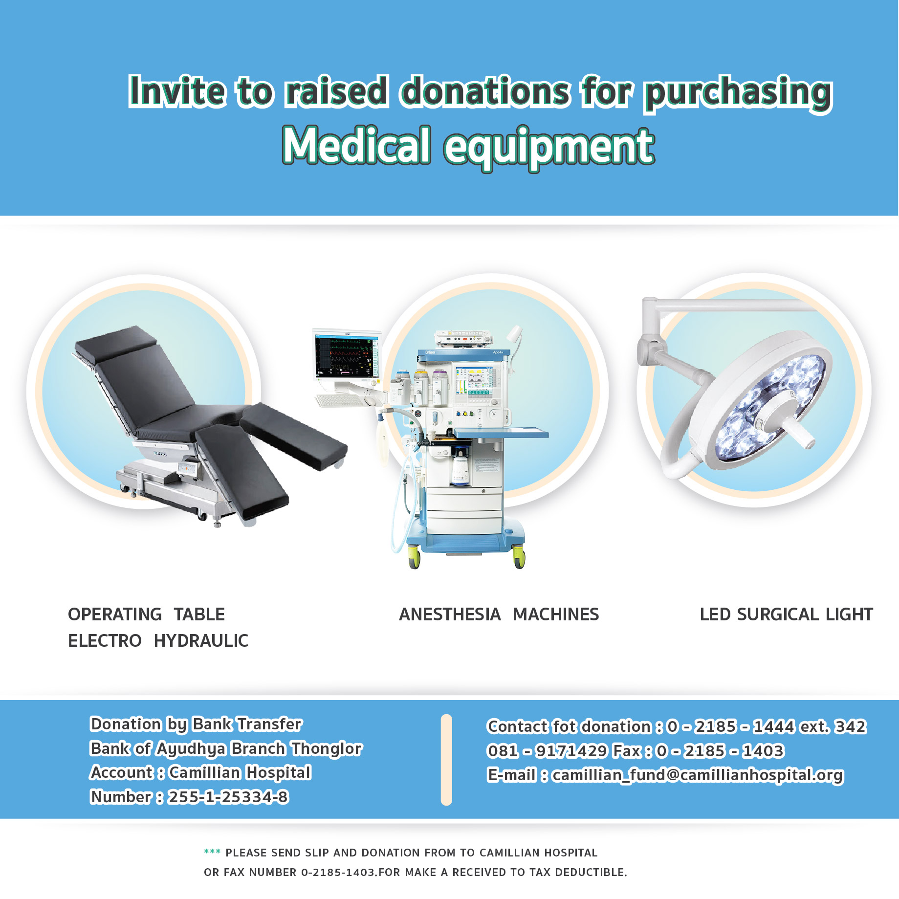 Computer & Medical Equipment Donations